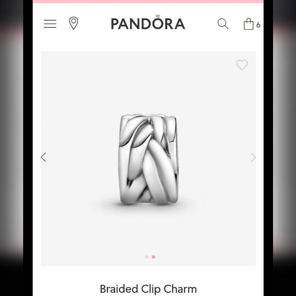 Authentic Pandora Clip